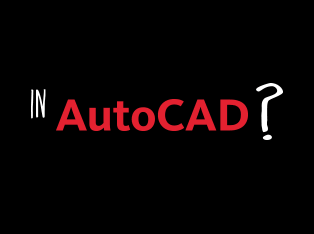 in autocad?