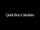 Quick Story Calculator