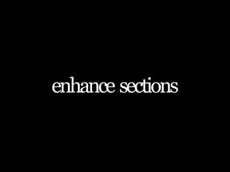 enhance sections