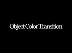 Object Color Transition