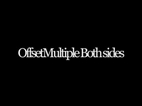Offset Multiple to Both sides