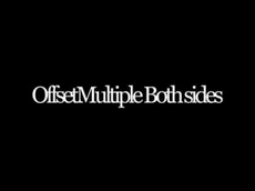 Offset Multiple to Both sides