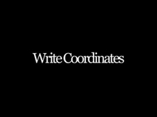 Write Coordinates