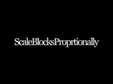 Scale Blocks Proportionally